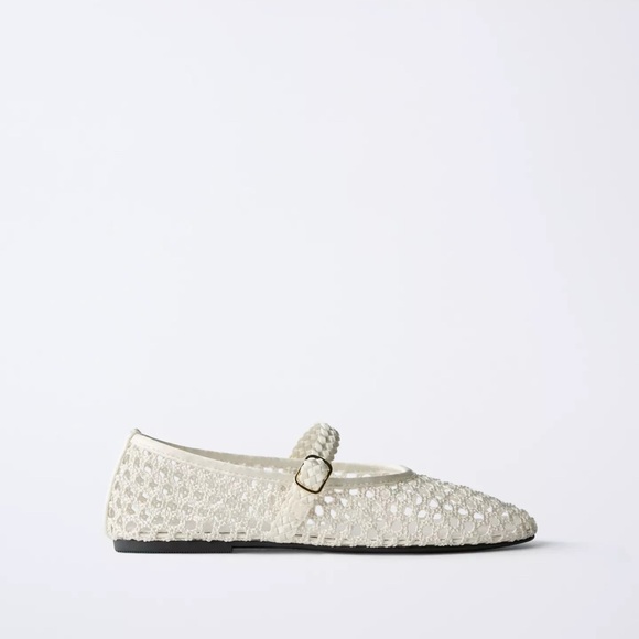 Zara openworks ballet flats size 4 - Picture 1 of 7